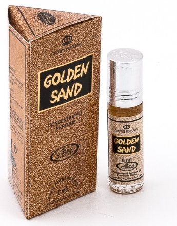 Al Rehab / Арабские женские масляные духи GOLDEN SAND (Золотой песок), 6 мл