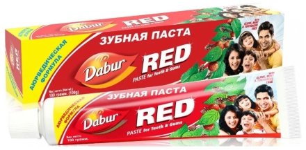 [ُУЦЕНКА] / Dabur Vatika / Зубная паста RED комплексный уход за полостью рта 100 г