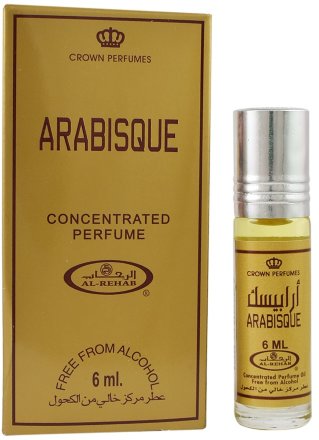 Al Rehab / Арабские женские масляные духи ARABISQUE (Арабиск), 6 мл