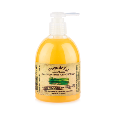 OrganicTai / Натуральное жидкое мыло «ЛЕМОНГРАСС» 300 мл