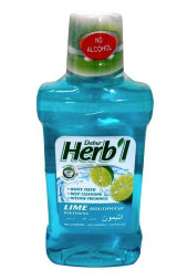 Dabur Vatika / Ополаскиватель полости рта &quot;Отбеливающий&quot; Herb'l Lime с лаймом 250 мл