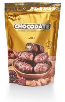 Финики с миндалем в шоколаде Chocolate Dates Assorted 100 гр