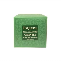 Bharat Bazaar / Чай Дарджилинг Зеленый, Крупнолистовой «Королевская коллекция» (Darjeeling Royal Collection Green Tea), 100 ГР