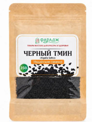 Фарадж / Семена черного тмина «ЧЁРНЫЙ ТМИН Nigella Sativa. Индийские семена» 250 г