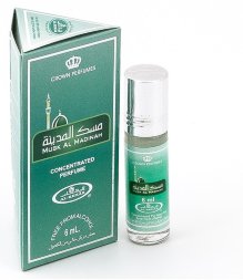 Al Rehab / Арабские женские масляные духи MUSK AL MADINAH (Мединский мускус), 6 мл