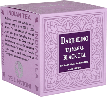 Bharat Bazaar / Чай Дарджилинг черный, крупнолистовой «Коллекция Тадж-Махал» (Darjeeling Taj Mahal Black Tea), 100 г