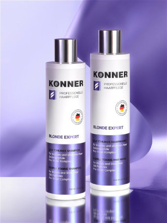 Konner / Маска для волос тонирующая для нейтрализации желтизны, 250 мл
