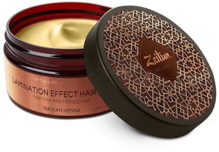 Zeitun / Маска для волос с эффектом ламинирования «Ритуал совершенства» с иранской хной, 200 мл