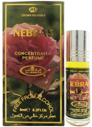 Al Rehab / Арабские женские масляные духи NEBRAS (Небрас), 6 мл