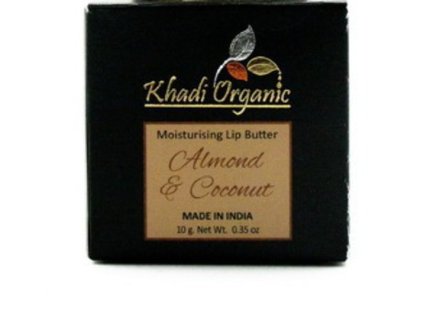 Khadi Organic / Увлажняющий бальзам для губ с миндалем и кокосом, 10 г