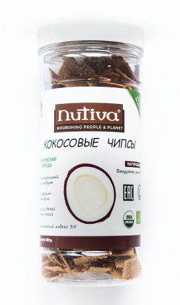 Кокосовые чипсы Nutiva (Raw, Organic), 100 гр