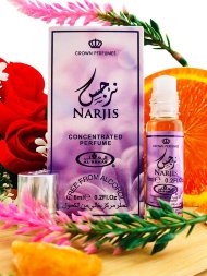 Al Rehab / Арабские женские масляные духи NARJIS (Нарцисс), 6 мл