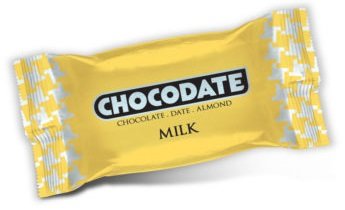 Sultan / Финиковые конфеты Chocodate Milk Эксклюзив, подарочная упаковка в форме куба 200 г