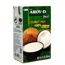 Aroy-D / Кокосовое молоко (жирность 17-19%), упаковка Tetra Pak 250 мл