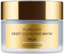 Zeitun / Детокс-маска NIQA Flawless для глубокого очищения пор и борьбы с несовершенствами с углем и марокканской глиной 50 мл