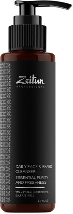 Zeitun / Гель для лица и бороды «ZEITUN PROFESSIONAL» очищающий, увлажнение и защита на каждый день, 110 мл
