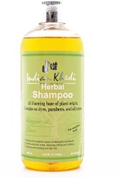 Indian Khadi / Мягкий шампунь для чувствительный кожи головы с имбирем и лаймом, 300 мл
