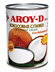 Aroy-D /Кокосовые сливки (жирность 20-22%), ж/б 560 мл