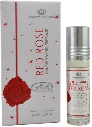 Al Rehab / Арабские масляные духи RED ROSE (Красная Роза) 6 мл