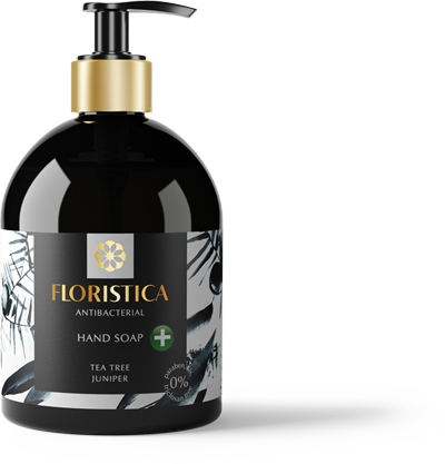 Floristica / Жидкое мыло натуральное DETOX антибактериальное с чайным деревом и можжевельником, 500 мл