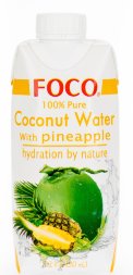 Foco / Кокосовая вода с соком ананаса, упаковка Tetra Pak 330 мл