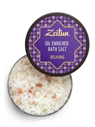 Zeitun / Антистрессовая соль для ванн с маслами эвкалипта, лаванды и можевельника 250 мл