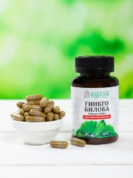 Фарадж / Гинкго билоба молотые листья в капсулах, 100 шт по 500 мг