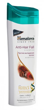 Himalaya Herbals / Шампунь против выпадения волос с касторовым маслом и кофеином 200 мл