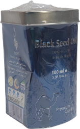 Hemani / [Уценка, Лот 1] Масло черного тмина первого холодного отжима, в жестяной банке (повреждена упаковка), 100 мл