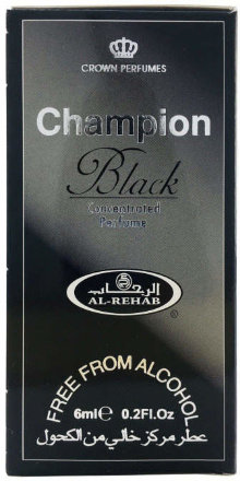 Al Rehab / Арабские масляные духи CHAMPION BLACK / Чемпион Блэк, 6 мл