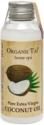 OrganicTai / Кокосовое масло косметическое нерафинированное холодного отжима, 100 мл