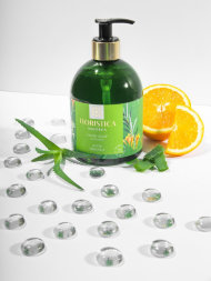 Floristica / Жидкое мыло натуральное MAJORCA увлажняющее с алоэ и апельсином, 500 мл