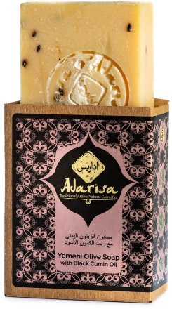 Adarisa / Йеменское оливковое мыло с маслом черного тмина 100 г