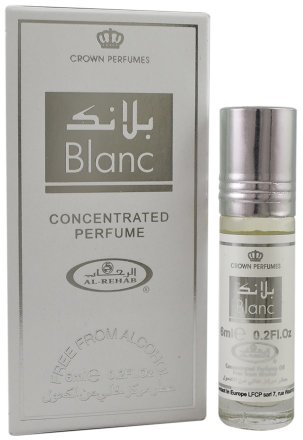 Al Rehab / Арабские женские масляные духи BLANC (Блан), 6 мл