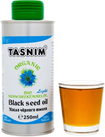 Tasnim / Масло черного тмина BIO Египетское холодного отжима нефильтрованное 100% натуральное из Австрии ж/б 250 мл