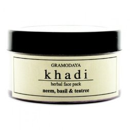 Khadi / Регулирующая маска для лица с нимом чайным деревом и базиликом для проблемной кожи, 50 г