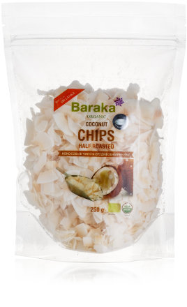 Baraka / Чипсы кокосовые среднеобжаренные Органик 250 г