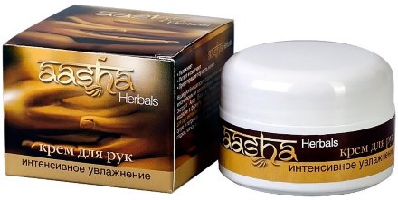 Aasha Herbals / Крем для рук увлажняющий 100 г