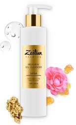 Zeitun / Возрождающий гель для умывания SAIDA для зрелой кожи с 24K золотом 200 мл